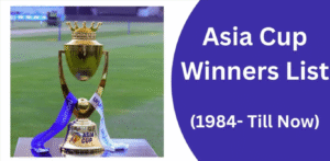Asia Cup Winners List: All Season 1 to 17 (1984-2025)