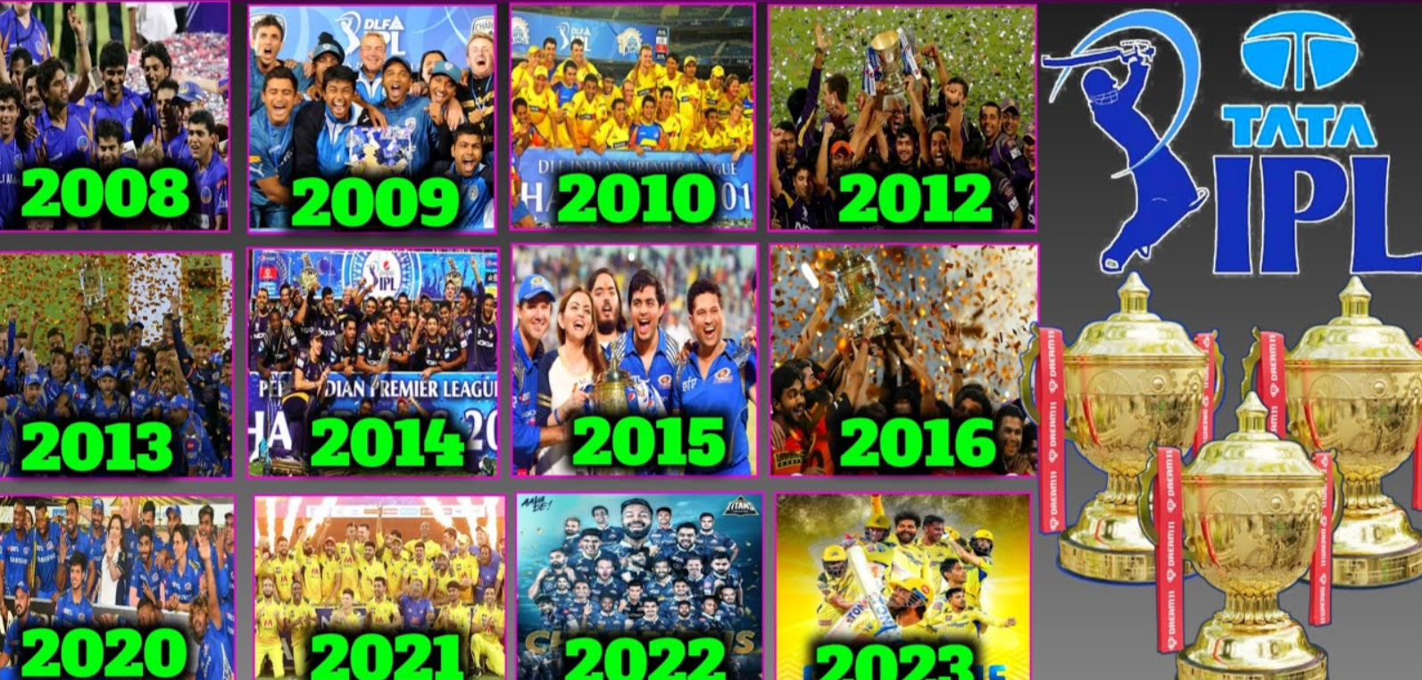 IPL Winners List of All Seasons