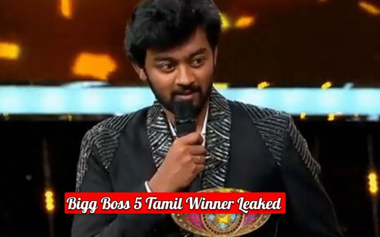 Bigg Boss 5 Tamil Winner Leaked—Before Final