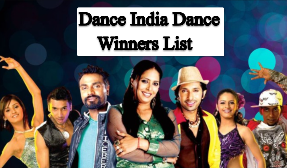 Dance India Dance Winners List