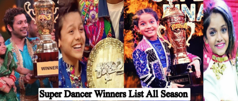 Super Dancer Winners List All Seasons (1 to 4) 2016-2023