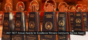 2021 reit annual awards for excellence winners community service award