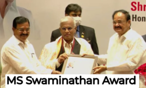 MS Swaminathan Award